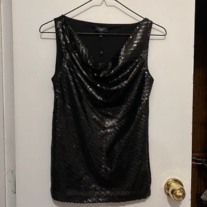 New Talbots Petite Sequin Tank Top